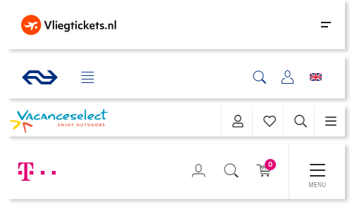Voorbeeld op mobile