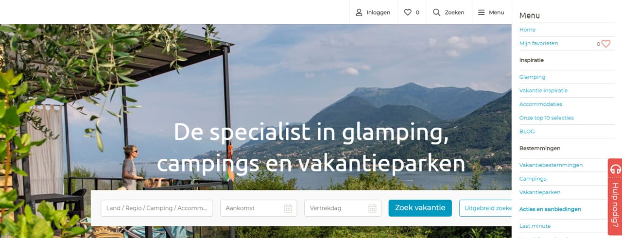 Voorbeeld: Vacanceselect