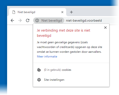 Security indicator in Chrome