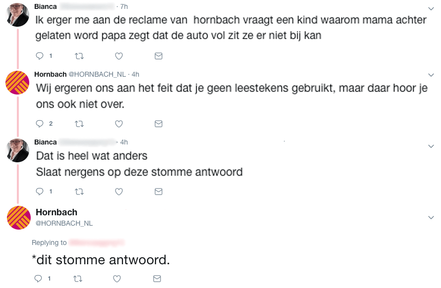 Klantenservice Hornbach