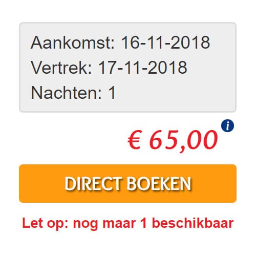 Nog maar 1 beschikbaar