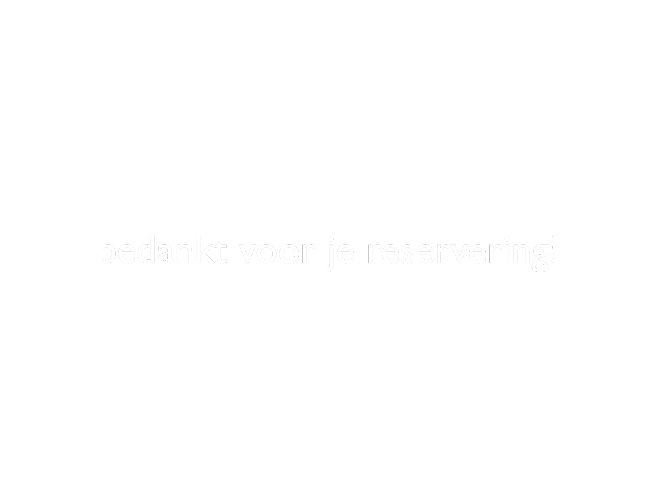 Bevestiging en bedankt