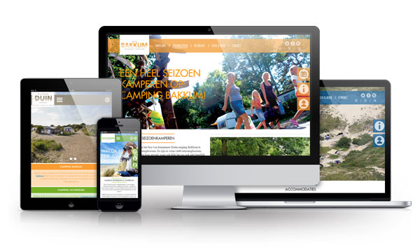 Volledig responsive website