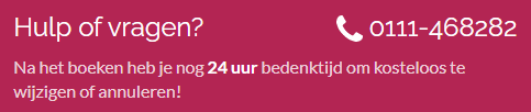 24 uur kosteloos bedenktijd